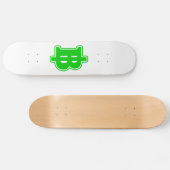 GREEN BAHT SIGN ฿ Thaise ฿ Skateboard (Horizontaal)