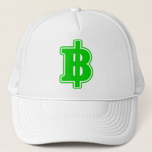GREEN BAHT SIGN ฿ Thaise ฿ Trucker Pet