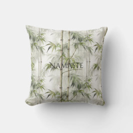 Green Bamboo Mindfulness Yoga Kussen