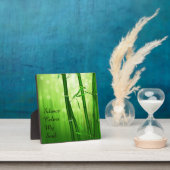 Green Bamboo - Silence Calms My Soul Fotoplaat (Insitu)