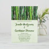 Green Bamboo Stalks Natuur Kaart (Staand voorkant)