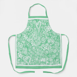 Green Bandana Print Schort