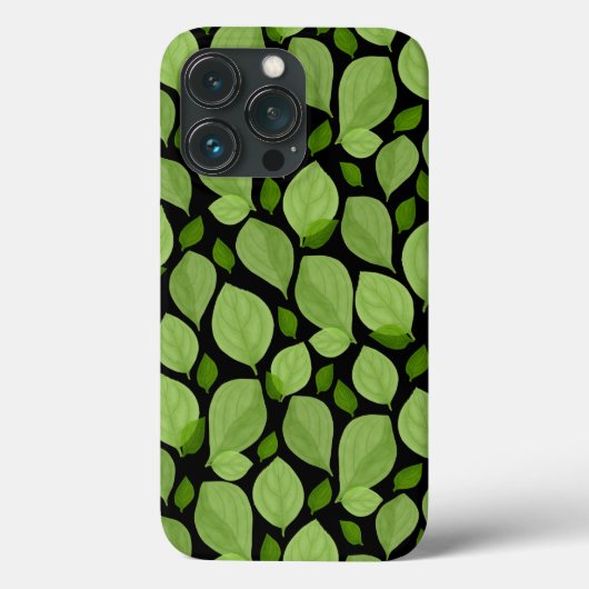 Green Basil Leaves Herb Plant Patroon Case-Mate iPhone Case (Achterkant)