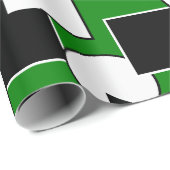 Green Bauhaus Collage Cadeaupapier (Rol Hoek)