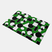 Green Bauhaus Collage Deurmat (Schuin)