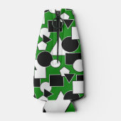 Green Bauhaus Collage Flesjeskoeler (Achterkant)