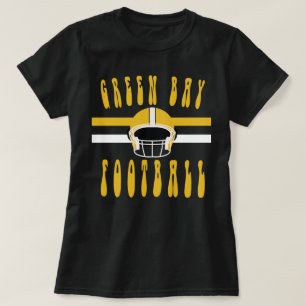Green Bay Football shirt, Speldag, Retro Nood T-shirt