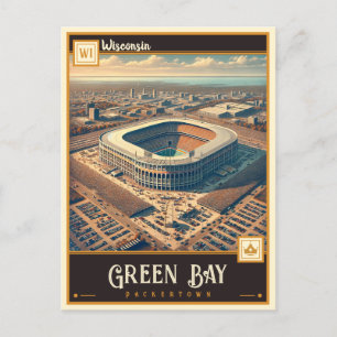 Green Bay, Wisconsin Briefkaart