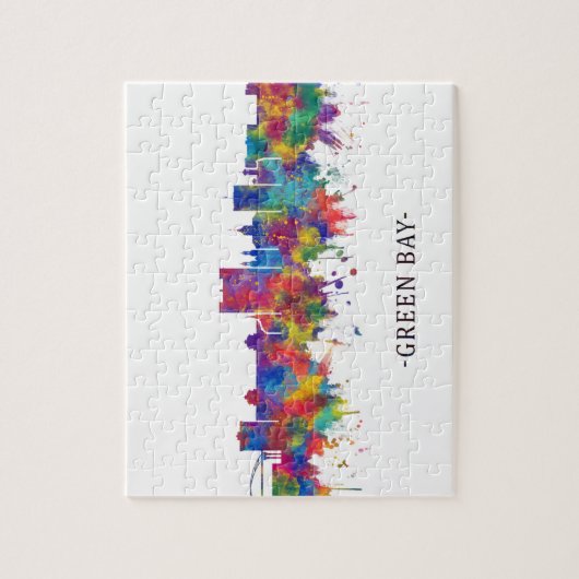 Green Bay Wisconsin Skyline Legpuzzel (Verticaal)