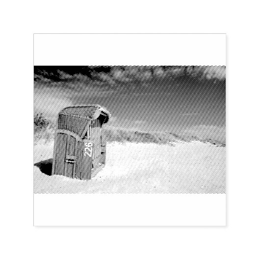 Green Beach-stoel in het Noord-Zee Zelfinktende Stempel (Design)