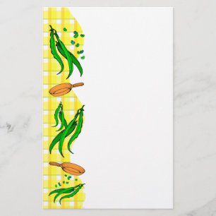 Green Bean Retro Geel Plaid Flyer