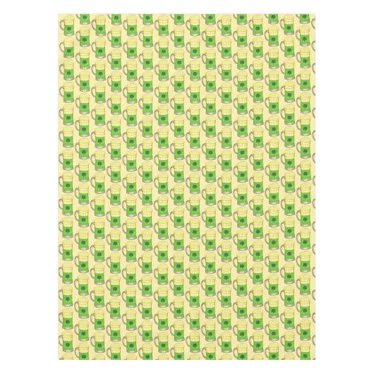 Green Beer Irish Shamrock St. Patrick's Day Tafelkleed (Voorkant)