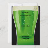 Green Beer St. Patrick's Day Party Invitation (Dos)