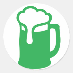 Green Beer Sticker