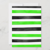 Green Bike Invitation d'anniversaire (Dos)