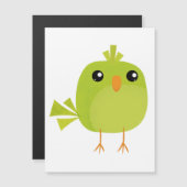 Green Bird Cartoon (Voorkant / Achterkant)