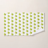Green Bird Cartoon Bad Handdoek (Handdoek)
