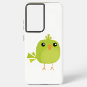 Green Bird Cartoon Samsung Galaxy Hoesje (Achterkant)
