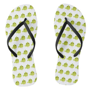 Green Bird Cartoon Teenslippers
