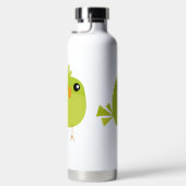 Green Bird Cartoon Waterfles (Rechts)