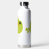 Green Bird Cartoon Waterfles (Links)