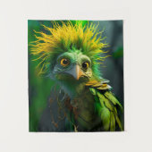 Green Bird Wandkleed (Voorkant)