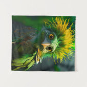 Green Bird Wandkleed (Voorkant (horizontaal))