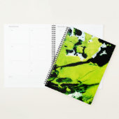 Green & Black Abstract Large Monthly (Devant avec enveloppe)