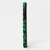 Green Black Abstract Organic Skin Pattern Case-Mate iPhone Case (Achterkant/links)