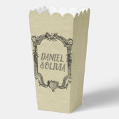 Green Black  Classic Wedding Bedankdoosjes (Achterkant)