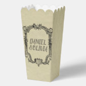 Green Black  Classic Wedding Bedankdoosjes (Voorkant)