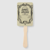 Green Black  Classic Wedding Handwaaier (Voorkant)