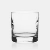 Green Black  Classic Wedding Whisky Glas (Links)