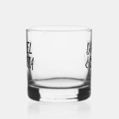 Green Black  Classic Wedding Whisky Glas (Rechts)