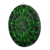 Green Black Energy Field Dartboard Dartbord (Voorkant Rechts)