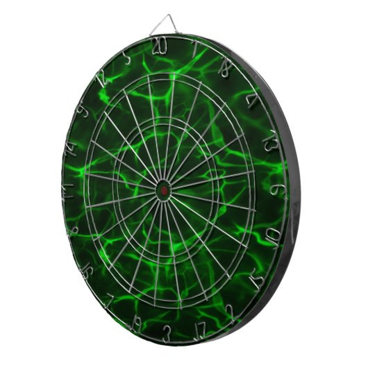 Green Black Energy Field Dartboard Dartbord (Voorkant Rechts)