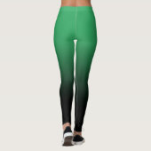 Green Black Ombre Leggings (Achterkant)