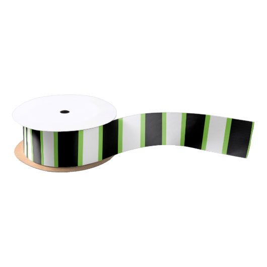 Green, Black & White Stripes Lint (Spoel)