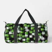 Green Black White Trendy Pattern Plunjezak (Voorkant)