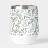 Green Blue Botanical Watercolor (Arrière)