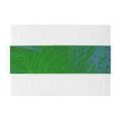 Green Blue Red Pine Cones Pattern Uitnodigingen Wikkel (Achterkant Voorbeeld)