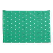 Green Blue with White Dots Standard Kussensloop (Achterkant-Rechts)