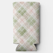 Green Blush Pink Plaid Stripes (Achterkant)