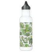 Green Boho  Floral Monogram Waterfles (Links)
