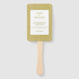 Green Boho Wedding Handwaaier