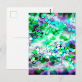 Green Bokeh 92015 Remix Briefkaart (Voorkant / Achterkant)