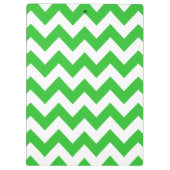 Green Bold Chevron Klembord (Achterkant)