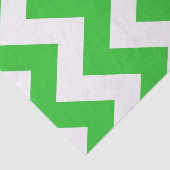 Green Bold Mod Chevron Tissuepapier (Detail)