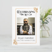 Green Border Memorial Orde van de Dienst Programma (Staand voorkant)