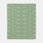 Green Bowties Fleece Deken (Voorkant)